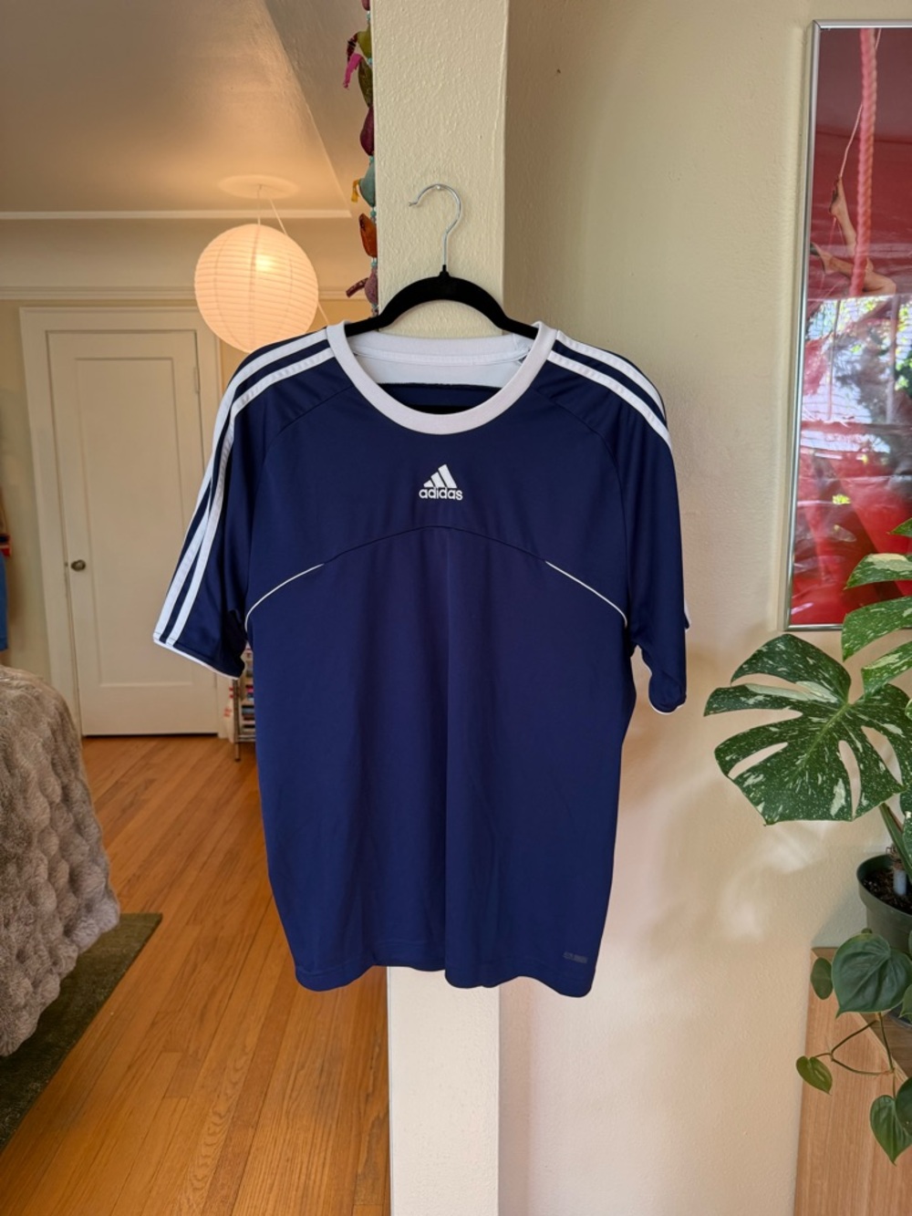 Vintage Blue Adidas Athletic Shirt
